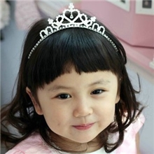 2013流行韩版/韩式皇冠儿童皇冠发箍水钻饰品流行热卖款