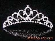 专业批发爪链水钻发梳插梳爆款皇冠头饰新娘盘发发饰品