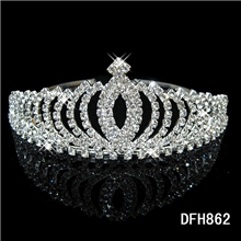 【厂家直销】新娘饰品皇冠头饰生产零售批发来样定制