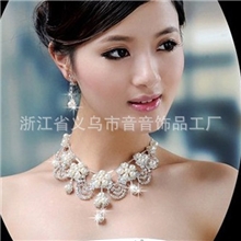 【厂家直销】供应新娘饰品项链套装婚纱礼服饰品配饰