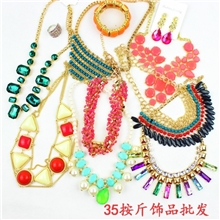 义乌厂家直销35元一斤韩版欧美外贸合金项链毛衣链按斤饰品批发