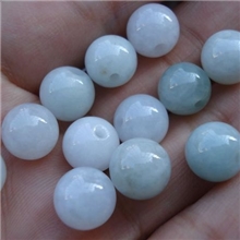 批发Ａ货天然实测约10MM玉石珠/宝石珠/翡翠圆珠/手链珠