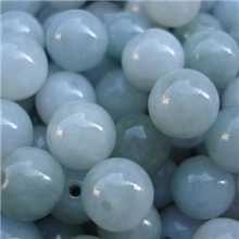 DIY翡翠珠配件批发A货约8MM翡翠圆珠散珠