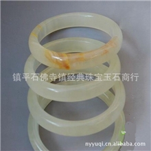 阿富汗玉石手镯天然玉器饰品羊脂白玉级手链礼品工艺品252