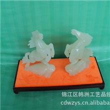 天然动物-马玉石批发玉器工艺品创意礼品饰品批发玉石摆件