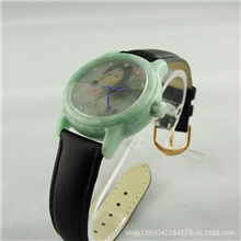 供应逸风自定新奇特DIY个性定制头像图案翡翠玉石腕表手表