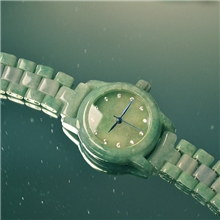 逸风天然半宝石玉饰品商务休闲礼品手表批发货源