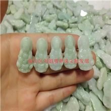 大量供应缅甸天然A货翡翠玉石小号观音佛像吊坠批发