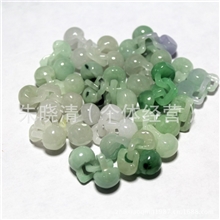厂家直销|缅甸A货玉石|同心锁吊坠|玉挂件|天然翡翠玉器批发