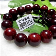 厂家批发印度大叶紫檀佛珠、天然紫檀手珠批发