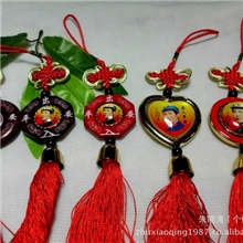 厂家直销汽车挂件毛主席像观音车挂可转动不变色树脂汽车挂件