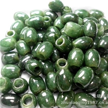 双11热销供应缅甸天然A货玉石油清种玉米鼓行米珠散装批发