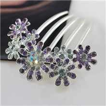 正品抢购2013新款合金水钻发梳插梳太阳花发夹头饰新娘盘发0134
