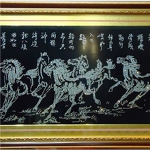 钻石画DIY正品新款十字绣现代装饰画富贵婚庆卧室风景图八骏图