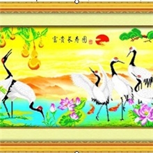 3D钻石画diy钻石画批发钻石十字绣第二代十字绣套包富贵长寿