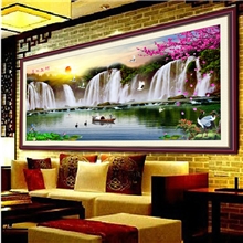 【淘宝爆款】品牌精准印花十字绣批发十字绣厂家财运亨通聚宝盆