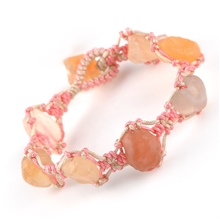 新疆冰糖玛瑙手链域石珍藏馆韩版时尚女款原石精品配饰