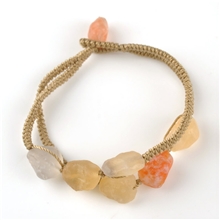 新款新疆冰糖玛瑙手链域石珍藏馆男女情侣款精品玛瑙韩版时尚配饰