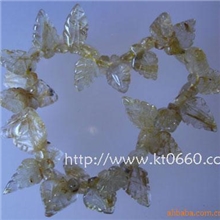 供应金发晶树叶手链