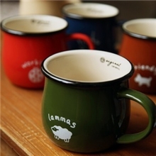 zakka杂货复古陶瓷杯早餐杯大号森女小清新热销B03001005