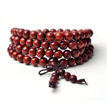 名木知香厂家佛珠批发极品老料印度小叶紫檀1.0*108颗佛珠手链