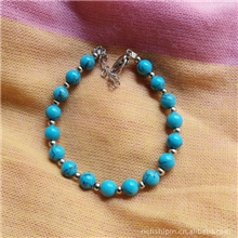 100元饰品混批发复古民族风手工首饰西藏藏饰藏银绿松石手链SL018