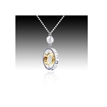 韩国新款流行中高档饰品批发闪钻时来运转双环项链混批