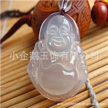 天然巴西玛瑙吊坠批发白色玛瑙佛像挂坠玛瑙玉髓挂件厂家批发！