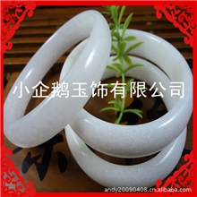 四川白玉手镯批发天然玉器玉石手镯地摊热卖白玉手镯厂家批发！