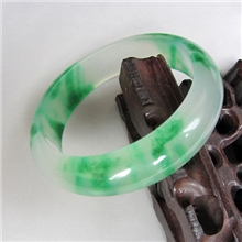 天然正品飘花玉手镯天然玉石镯子玉器玉镯子