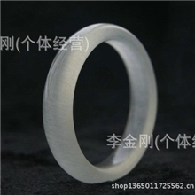 正品阿富汗玉汉白玉手镯天然冰丝玉镯缠丝玉手镯玻璃种玉石手镯