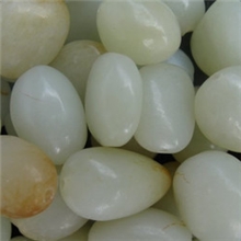 和田玉散珠批发DIY配件15--18MM和田玉青白料原石手链项链好搭