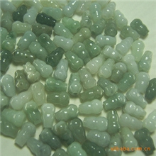 玉石翡翠玉珠子散珠批发A货10*6mm葫芦0924