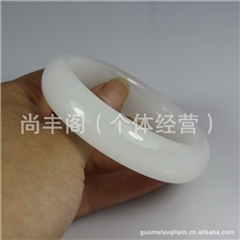 阿富汗玉白玉上等细料精工白玉手镯