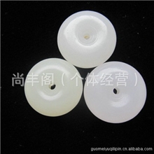 天然阿富汗白玉平安扣吊坠批发