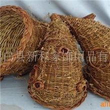 专业厂家供应植物编织动物造型牛角家居日用品收纳