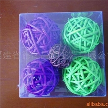 供应各种款式，规格，颜色的藤球