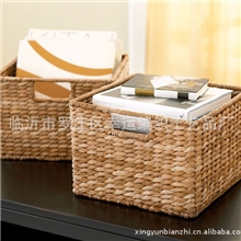 专业生产草编收纳编织篮编织筐柳编收纳草编工艺品