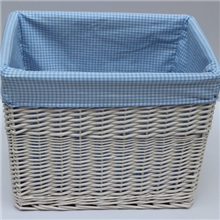 厂家直销精品柳编收纳篮纯棉碎花里布柳编篮柳编收纳篮