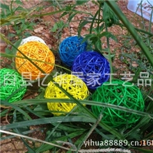 厂家长期供应藤条球喜糖包装球8厘米藤球