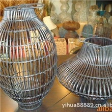 厂家长期供应藤吊灯手提藤灯笼藤编灯罩工艺品灯罩灯串