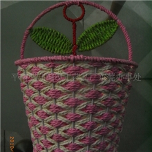 特价大量供应壁篮挂篮纸绳篮各种环保篮子