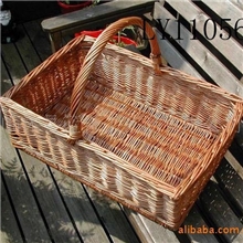 工厂供应柳篮柳编花篮柳条工艺品礼品