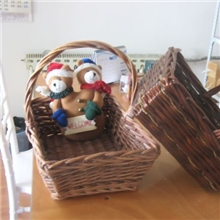 供应工艺柳条编织工艺品柳篮花篮