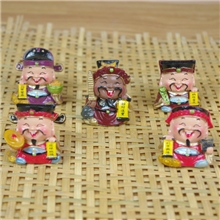 五路财神五路财神Q版五路财神汽车摆件树脂工艺品只要6元/5个