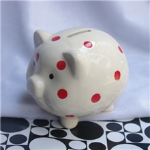 出口库存陶瓷陶瓷猪存钱罐猪储蓄罐小猪存钱库存