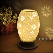 插电香薰灯精油灯高档磨砂陶瓷香薰灯可旋转调光工艺品蜡烛炉