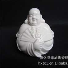 德化白瓷汽车摆件瓷器汽车香水摆件陶瓷工艺品汽车装饰品佛像