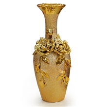 厂家直销陶瓷电镀花瓶欧式现代摆件特色手工艺品摆设小商品批发