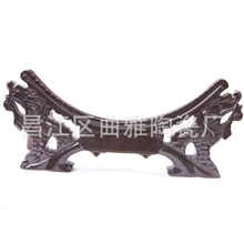 景德镇陶瓷工艺品陶瓷装饰盘底座陶瓷挂盘底座龙架底座